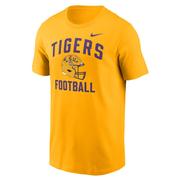  Lsu Nike Cotton Football Helmet Tee