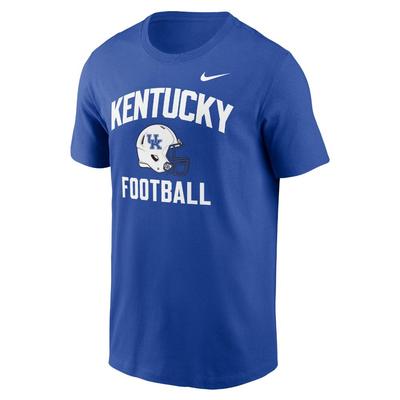 Kentucky Nike Cotton Football Helmet Tee