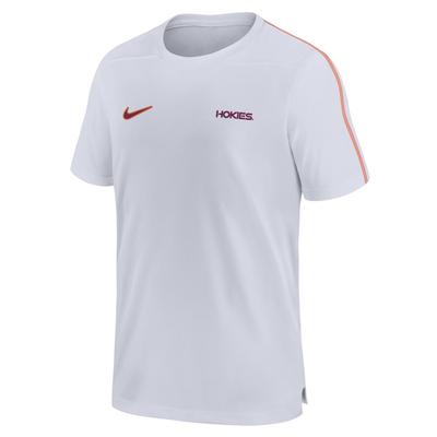 Virginia Tech Nike Dri-Fit UV Coach Top WHITE