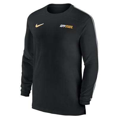 App State Nike Dri-Fit UV Coach Long Sleeve Top