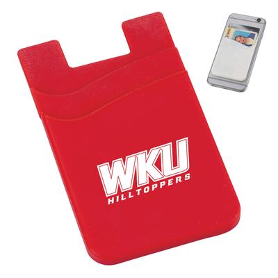 Western Kentucky Dual Pocket Silicone Phone Wallet