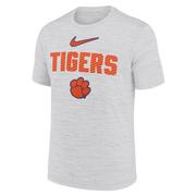  Clemson Nike Dri- Fit Velocity Slant Tee