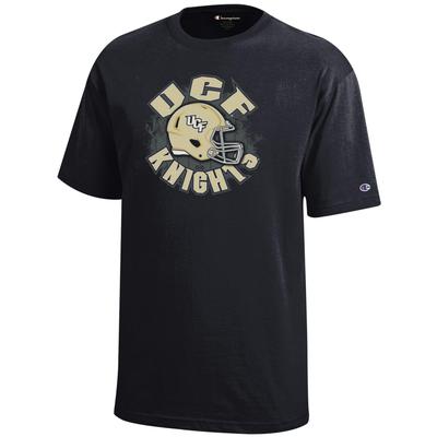 UCF Champion YOUTH Circle with Helmet Over Field Tee