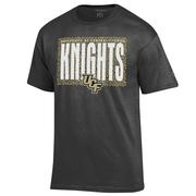  Ucf Champion Women's Rectangle Over Print With Logo Tee