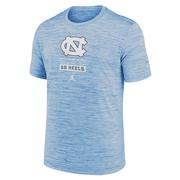  Unc Jordan Brand Dri- Fit Velocity Center Block Tee