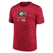  Georgia Nike Dri- Fit Velocity Center Block Tee