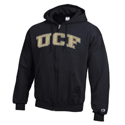 UCF Champion Arch Full Zip Hoodie BLACK