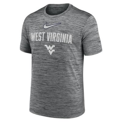 West Virginia Nike Dri-Fit Velocity Slant Tee