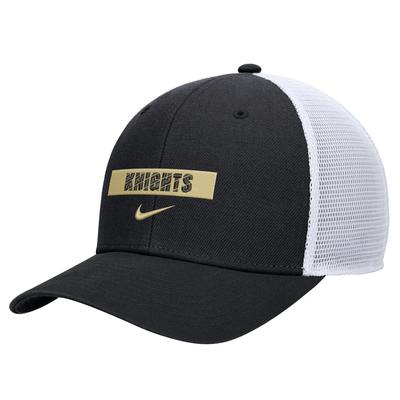 UCF Nike Rise Swoosh Trucker Hat BLACK