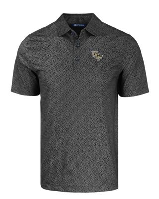 UCF Cutter & Buck Pike Eco Pebble Print Polo