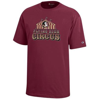 Florida State YOUTH Flying High Circus Champion Short Sleeve Tee