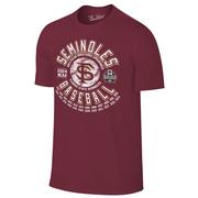  Florida State 2024 Cws Seminoles Baseball Tee