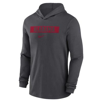 Alabama Nike Dri-Fit Lightweight Hoodie Top