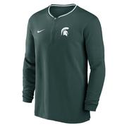  Michigan State Nike Dri- Fit Sideline Coach Half Zip Top