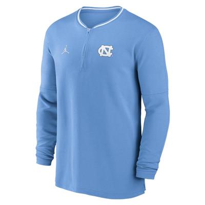 UNC Jordan Brand Dri-Fit Sideline Coach Half Zip Top