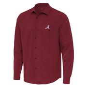  Alabama Antigua Exposure Long Sleeve Woven Shirt