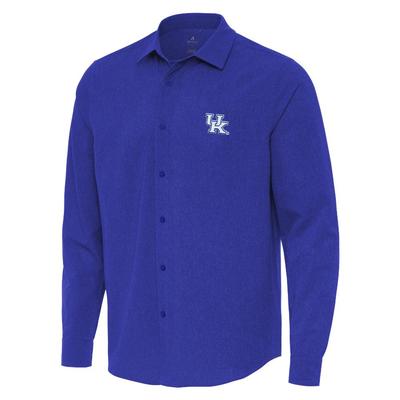 Kentucky Antigua Exposure Long Sleeve Woven Shirt
