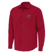  Western Kentucky Antigua Exposure Long Sleeve Woven Shirt