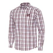  Mississippi State Antigua Tending 2 Long Sleeve Woven Shirt