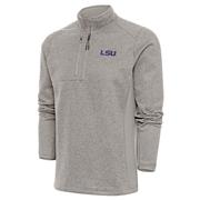  Lsu Antigua Men's Course 1/4 Zip Pullover