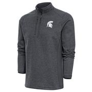  Michigan State Antigua Men's Course 1/4 Zip Pullover