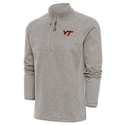  Virginia Tech Antigua Men's Course 1/4 Zip Pullover