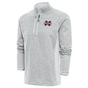  Mississippi State Antigua Men's Course 1/4 Zip Pullover