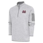  Mississippi State Antigua Men's Fortune 1/4 Zip Pullover