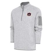  Auburn Antigua Men's Fortune 1/4 Zip Pullover