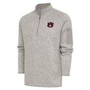  Auburn Antigua Men's Fortune 1/4 Zip Pullover