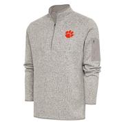  Clemson Antigua Men's Fortune 1/4 Zip Pullover