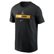  App State Nike Dri- Fit Legend Team Issue Tee