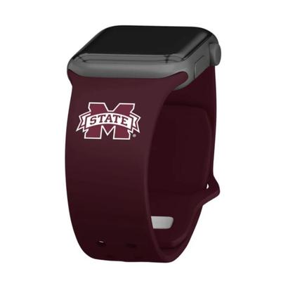 Mississippi State Apple Silicone Watch Band 42/44/45 MM
