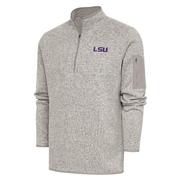  Lsu Antigua Men's Fortune 1/4 Zip Pullover