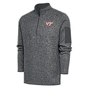  Virginia Tech Antigua Men's Fortune 1/4 Zip Pullover