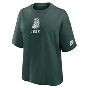  Michigan State Nike Women's Retro Boxy Tee