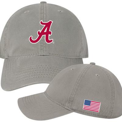 Alabama Legacy American Flag Relaxed Twill Hat