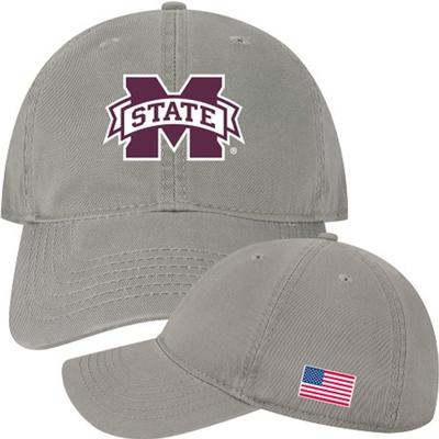 Mississippi State Legacy American Flag Relaxed Twill Hat