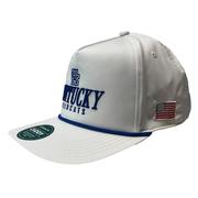  Kentucky Legacy American Flag Caddy Rope Script Snapback Cap