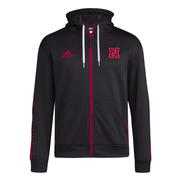  Nebraska Adidas Sideline Full Zip Jacket