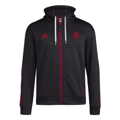 Indiana Adidas Sideline Knit Full Zip Jacket