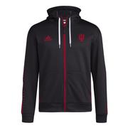  Indiana Adidas Sideline Knit Full Zip Jacket