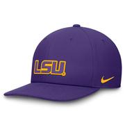  Lsu Nike Dri- Fit Pro Structured Square Bill Cap