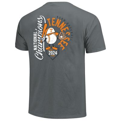 Tennessee Image One 2024 NCAA College World Series Nat Champs Baseball Guy Comfort Colors Tee