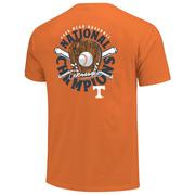  Tennessee Image One 2024 Ncaa College World Series Nat Champs Baseball Glove Comfort Colors Tee