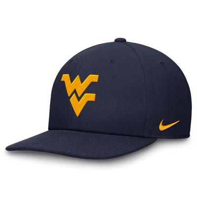 West Virginia Nike Dri-Fit Pro Structured Square Bill Cap