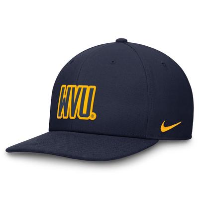 West Virginia Nike Dri-Fit Pro Structured Square Bill Cap