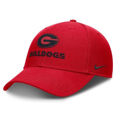 Georgia Nike Rise Structured Snapback Cap