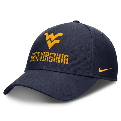 West Virginia Nike Rise Structured Snapback Cap