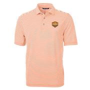  Tennessee Cutter & Buck 2024 Ncaa College World Series Nat Champs Men's Ecopique Stripe Polo